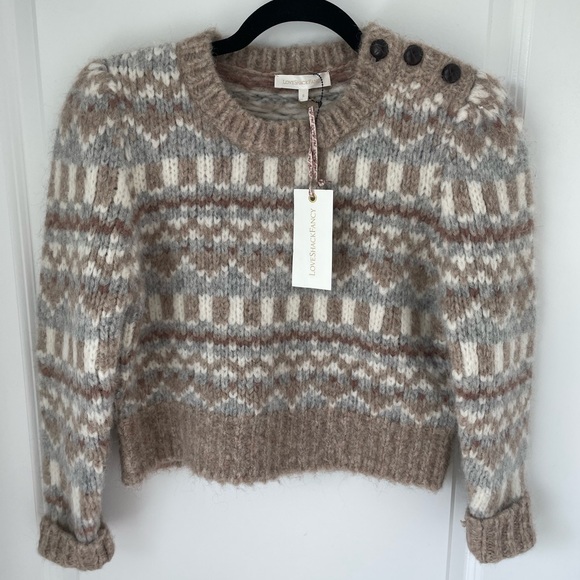 LoveShackFancy cropped pullover - Picture 2 of 6